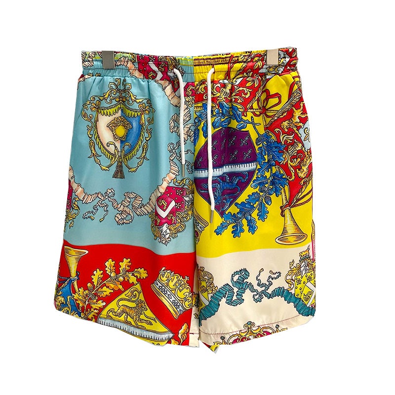 2023 Fashion Trend Youth Casual Digital Printing Beach Pants Shorts - Image 1